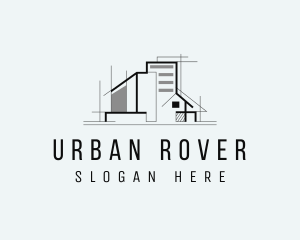 Urban Home Architecture  logo design