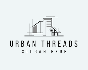 Urban Home Architecture  logo design