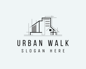 Urban Home Architecture  logo design