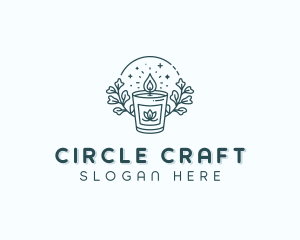 Floral Candlelight Decoration logo design