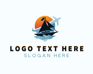 Ship - Travel Tour Destination logo design