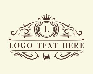 Diner - Vintage Whiskey Event logo design