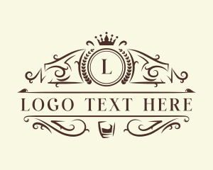 Catering - Vintage Whiskey Event logo design