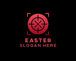 Trigger - Crosshair Target Range logo design