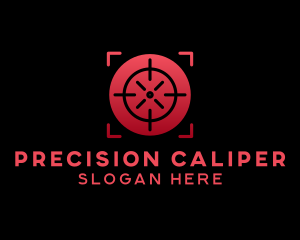 Crosshair Target Range logo design