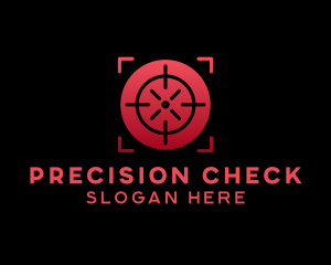 Crosshair Target Range logo design