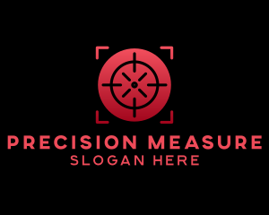 Crosshair Target Range logo design