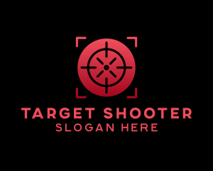 Shooter - Crosshair Target Range logo design