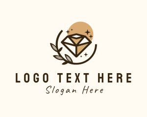 Precious Stone - Astral Diamond Gem logo design