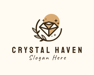 Astral Diamond Gem logo design