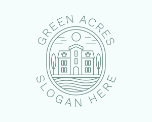 Green Home Villa logo design