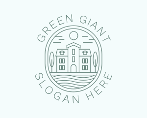 Green Home Villa logo design