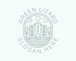 Green Home Villa logo design