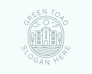 Green Home Villa logo design