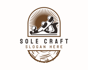 Woodworking Planer Log logo design