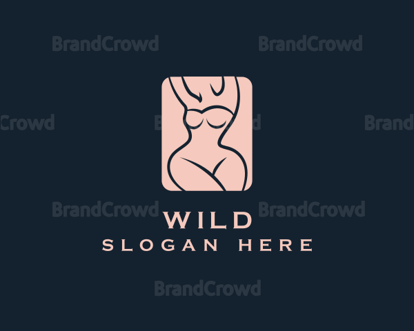 Bikini Lingerie Sexy Logo