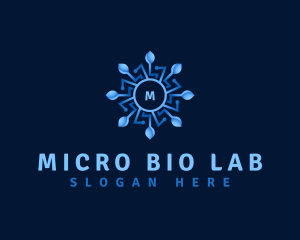 Biotech Data Circuit logo design