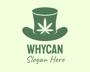 Winemaker - Marijuana Top Hat logo design