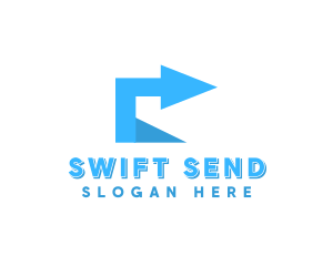 Send - Logistics Direction Arrow logo design