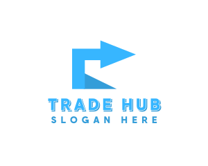 Exchange - Logistics Direction Arrow logo design