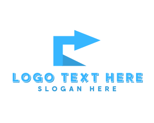 Exchange - Logistics Direction Arrow logo design