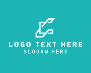 Insurance - Tech Digital Letter C logo design