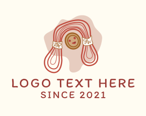 Stitching - Crochet Thread Doll logo design