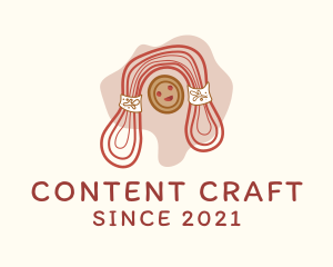 Crochet Thread Doll  logo design