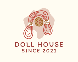 Doll - Crochet Thread Doll logo design
