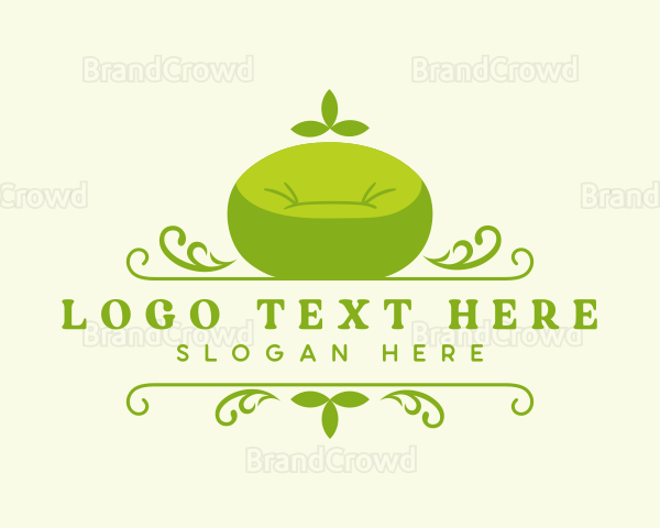 Elegant Chair Furniture Logo