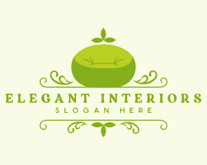 Elegant Chair Furniture logo design