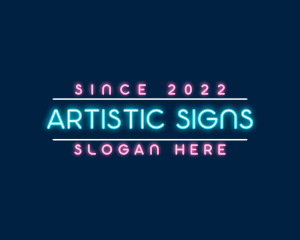 Signage - Neon Signage Club logo design