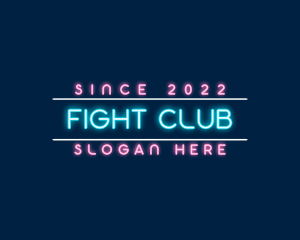 Neon Signage Club logo design