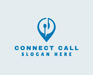 Call Location Tracking  logo design