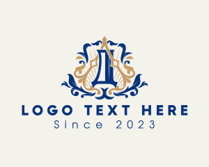 Classical - Intricate Royal Crest logo design