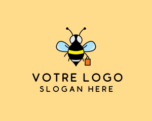 Busy Bee Insect Logo