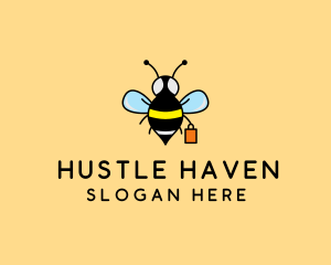 Busy - Busy Bee Insect logo design