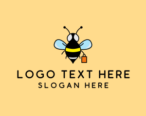 Nursery - Busy Bee Insect logo design
