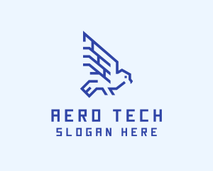 Aero - Modern Bird Line Art logo design