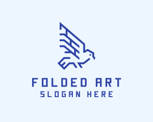 Modern Bird Line Art logo design