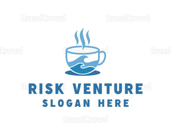 Ocean Seaside Coffee Logo