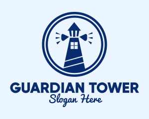 Blue Lighthouse Home logo design