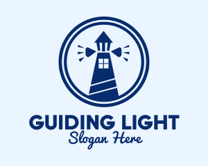 Blue Lighthouse Home logo design