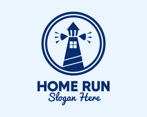 Blue Lighthouse Home logo design