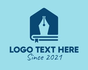 Art Lesson - Pen Book House logo design