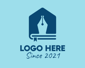 Writer - Pen Book House logo design