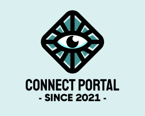 Portal - Hypnotic Eye Box logo design