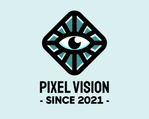 Visual - Hypnotic Eye Box logo design