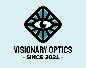 Optometry - Hypnotic Eye Box logo design