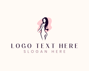 Spa - Sexy Beauty Naked Women logo design